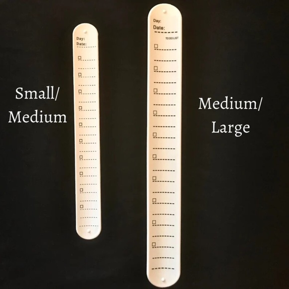 Nurse Silicone Bracelet | Erasable Notes for Vital Signs | Nurse Accessories - Picture 3 of 3